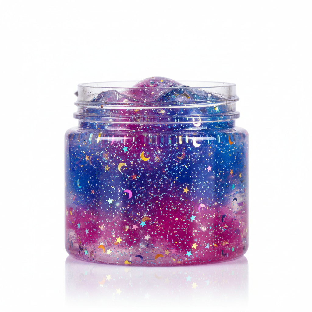 Slime Starry Colorful Crystal Mud – Crystal Mud coloré étoilé 60ml