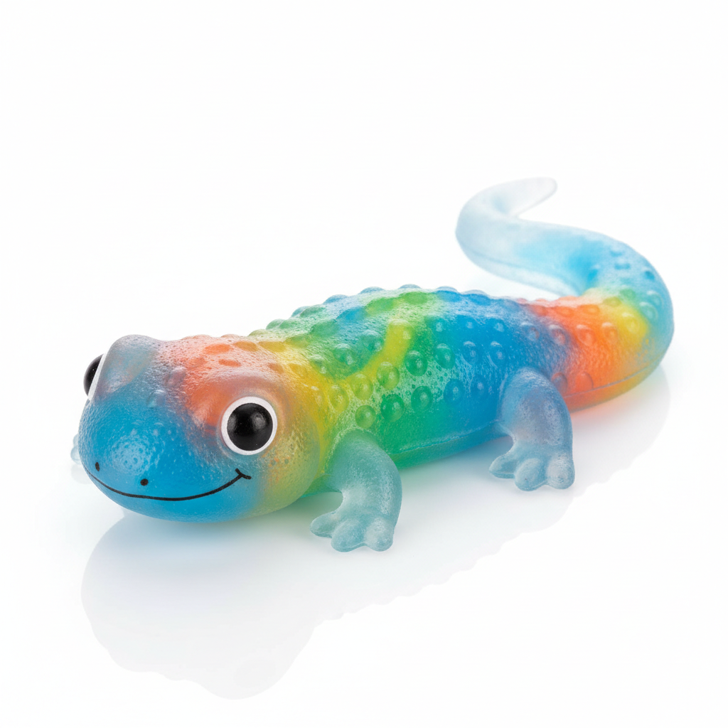 Salamandre Slime Squishy Anti-Stress – packshot sur fond blanc